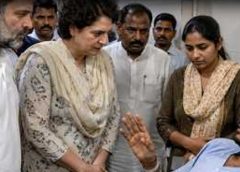 Rahul Gandhi visits CJP march injured in hospital, targets government
