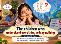The children who understand everything and say nothing: Reshmi R Nair 