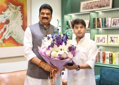 Minister Govind Singh Rajput Meets Union Minister Jyotiraditya Scindia