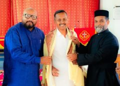 അജോയി കെ വർഗ്ഗീസിന് സ്വീകരണം നല്‍കി