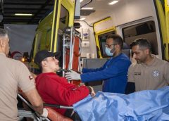 ഗാസയിൽ നിന്ന് 10 പുതിയ രോഗികൾ യുഎഇ ഫ്ലോട്ടിംഗ് ആശുപത്രിയിൽ എത്തി