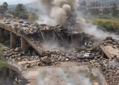 ദക്ഷിണ ലെബനനില്‍ ഇസ്രായെല്‍ നടത്തിയ കനത്ത ബോംബാക്രമണം; ഖാസിമിയ പാലം തകര്‍ന്നു; ഗതാഗതം സ്തംഭിച്ചു