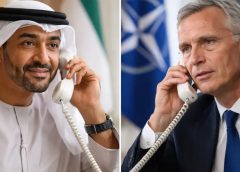 യുഎഇ പ്രസിഡന്റും നേറ്റോ മേധാവിയും ഫോണിൽ സംസാരിച്ചു; സമുദ്ര സുരക്ഷയും സംഘർഷവും ചർച്ച ചെയ്തു