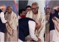 പ്രധാനമന്ത്രി നരേന്ദ്ര മോദി കാലിൽ തൊട്ടു വന്ദിച്ച ആ 98-കാരന്‍ ആരാണ്?