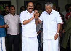 നിയുക്ത മുഖ്യമന്ത്രി വി ഡി സതീശൻ പിണറായി വിജയനുമായി കൂടിക്കാഴ്ച നടത്തി; തിരുവനന്തപുരത്ത് മുതിർന്ന നേതാക്കളെ സന്ദർശിച്ചു