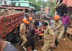 കൊട്ടാരക്കരയില്‍ ടിപ്പര്‍ ലോറി ബസ് സ്റ്റോപ്പിലേക്ക് ഇടിച്ചു കയറി ഒരു കുട്ടിയുള്‍പ്പടെ മൂന്നു പേര്‍ മരിച്ചു; നാല് പേര്‍ക്ക് പരിക്കേറ്റു