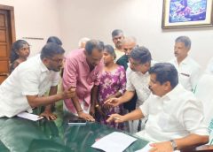 കടപ്പാറ ഭൂമി പ്രശ്നം പരിഹരിക്കുന്നതിന് അടിയന്തിരമായി ഇടപെടണമെന്നാവശ്യപ്പെട്ട് മന്ത്രിമാരെ കണ്ടു