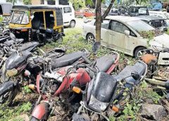 പോലീസ് സ്റ്റേഷൻ പരിസരം വൃത്തിയാക്കാൻ സ്‌പേസ് പദ്ധതി: വർഷങ്ങളായി വെറുതെ കിടക്കുന്ന വാഹനങ്ങൾ നീക്കം ചെയ്യും
