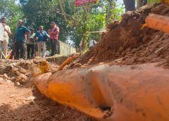 തിരുവനന്തപുരത്ത് റോഡ് അറ്റകുറ്റപ്പണിക്കിടെ ഗ്യാസ് പൈപ്പ്‌ലൈനിന് കേടുപാടുകൾ സംഭവിച്ചു