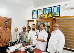 യാത്രാ പ്രശ്നത്തില്‍ അടിയന്തിര ഇടപെടല്‍ ആവശ്യപ്പെട്ട് മന്ത്രിക്ക് നിവേദനം നല്‍കി