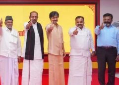 തമിഴ്‌നാട് മുഖ്യമന്ത്രി വിജയ്‌യുടെ ടിവികെ സഖ്യത്തിന്റെ പേര് മാറ്റി; ഇനി ‘മതേതര സാമൂഹിക നീതി വിജയ സഖ്യം’ എന്ന് അറിയപ്പെടും