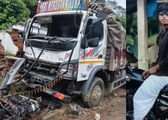 പാലക്കാട് വാണിയംകുളത്ത് ലോറിയും ബൈക്കും കൂട്ടിയിടിച്ച് 18-കാരണ് ദാരുണാന്ത്യം; ഒപ്പമുണ്ടായിരുന്ന യുവാവ് ഗുരുതരാവസ്ഥയിൽ