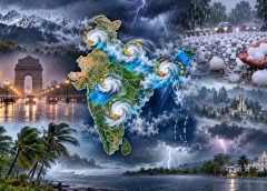 രാജ്യത്ത് അഞ്ച് കാലാവസ്ഥാ സംവിധാനങ്ങൾ ഒരേസമയം സജീവം; ഡൽഹി, പഞ്ചാബ് ഉൾപ്പെടെ നിരവധി സംസ്ഥാനങ്ങളിൽ കനത്ത മഴയ്ക്കും ആലിപ്പഴ വർഷത്തിനും സാധ്യത