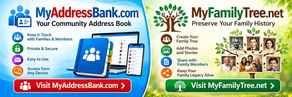 MyAddressBank and MyFamilyTree
